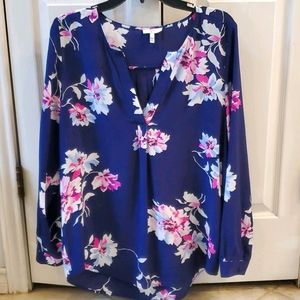 Joie floral V-neck blouse
